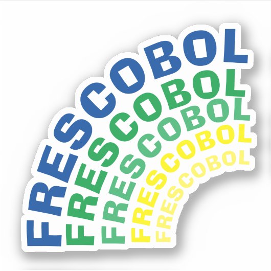 Frescobol Sticker (Voorkant)