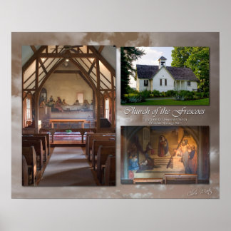 Frescoes-kerk Poster