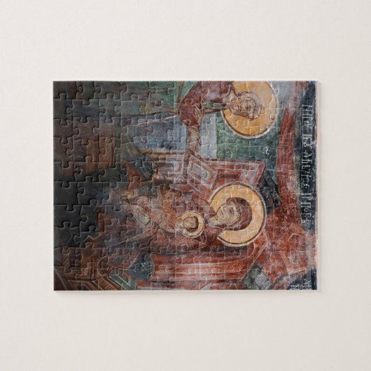 Frescoes uit de 14e eeuw Servische kerk, 2 Legpuzzel (Horizontaal)