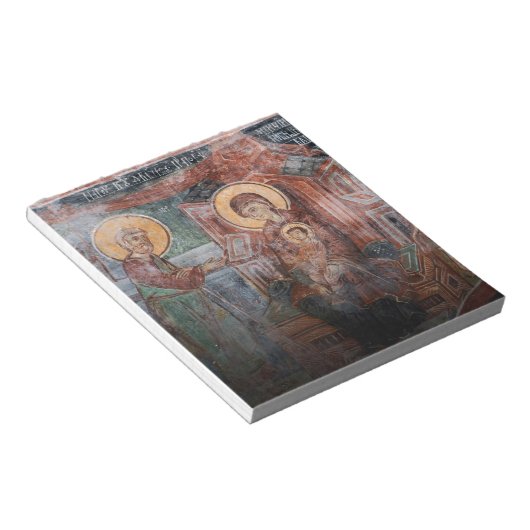 Frescoes uit de 14e eeuw Servische kerk, 2 Notitieblok (Schuin)