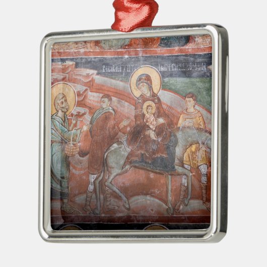 Frescoes van de Servische kerk van de 14e eeuw, Metalen Ornament (Links)