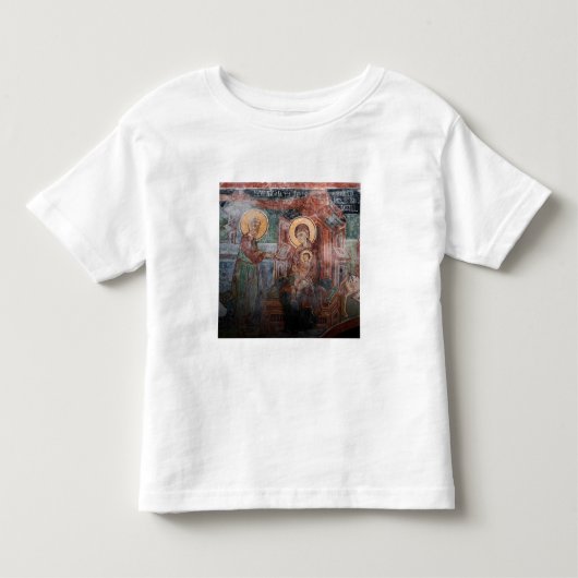 Fresco's uit de 14e-eeuwse Servische Kerk, 2 Kinder Shirts (Voorkant)