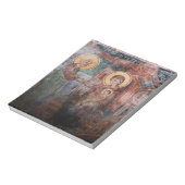 Fresco's uit de 14e-eeuwse Servische Kerk, 2 Notitieblok (Linkerzijde)