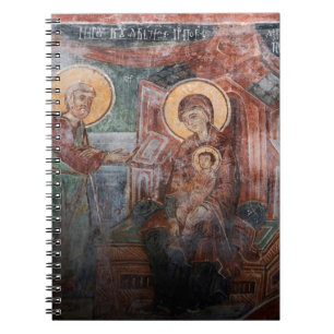 Fresco's uit de 14e-eeuwse Servische Kerk, 2 Notitieboek
