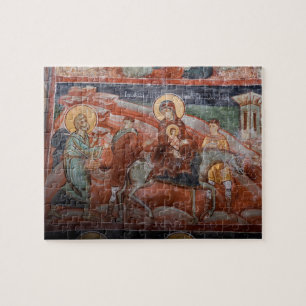 Fresco's uit de 14e-eeuwse Servische Kerk, Legpuzzel