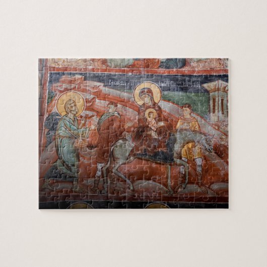 Fresco's uit de 14e-eeuwse Servische Kerk, Legpuzzel (Horizontaal)