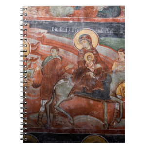 Fresco's uit de 14e-eeuwse Servische Kerk, Notitieboek