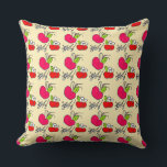 Fresh Apple Harvest Kussen<br><div class="desc">Brighten up your home with the Fresh Apple Harvest pattern. This playful and vibrant fruit design adds a touch of nature's charm to any sofa or bed. A high-quality,  professional addition to your modern home decor from the SM One collection</div>
