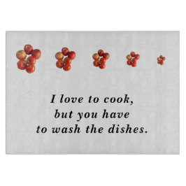 Fresh Apples and Tomatoes Rectangle Cutting Board Snijplank