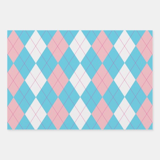 Fresh Argyle Inpakpapier Vel (Voorkant 3)