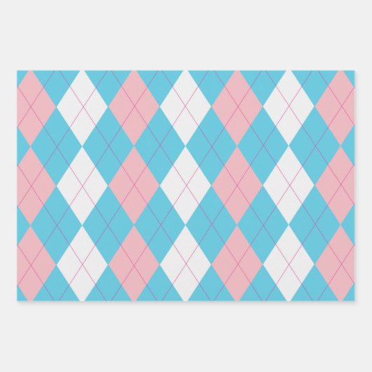 Fresh Argyle Inpakpapier Vel (Voorkant 2)