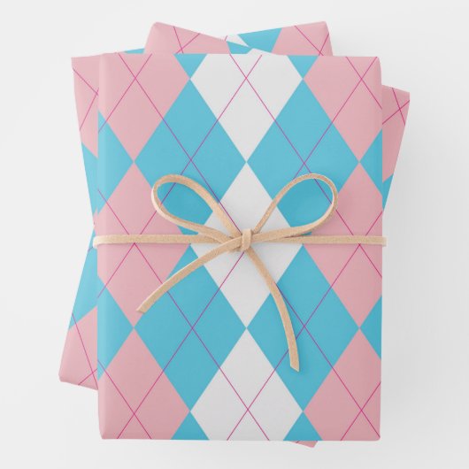 Fresh Argyle Inpakpapier Vel (In situ)