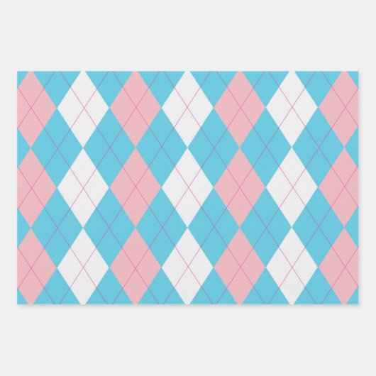 Fresh Argyle Inpakpapier Vel (Voorkant)