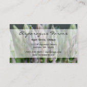 Fresh Asparagus Visitekaartje (Voorkant)