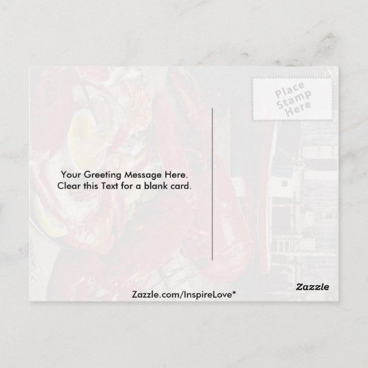 Fresh Atlantic lobster op de markt Briefkaart (Achterkant)