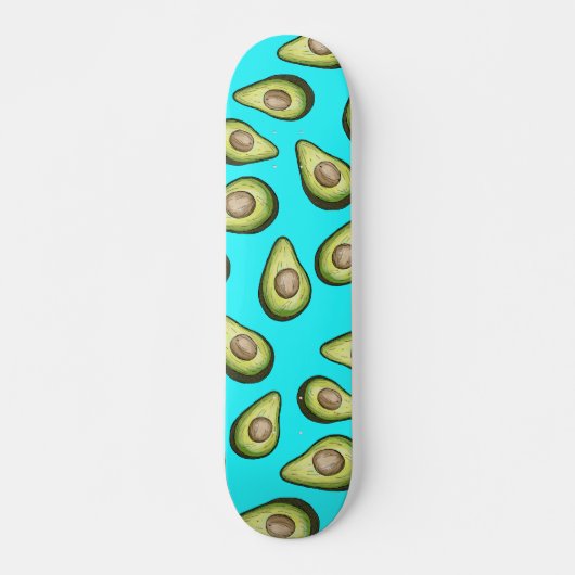 Fresh Avocado Pattern Persoonlijk Skateboard (Voorkant)