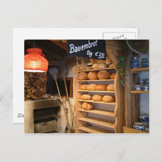 Fresh Backed Brood Briefkaart (Voorkant / Achterkant)