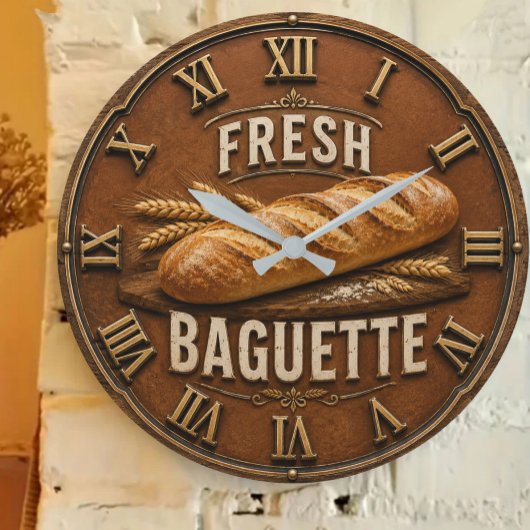 Fresh Baguette Rustic French Bakery Kitchen Decor Grote Klok