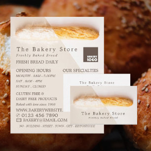Fresh Baguette, Trendy Bakery Store Flyer