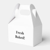 Fresh Baked! Take out box, Restaurant Supplies Bedankdoosjes (Achterkant)