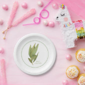 FRESH BAY LEAVES 7" Rond papier Borden Papieren Bordje (Feest)