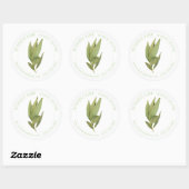 FRESH BAY LEAVES Biz ID Grote ronde Stickers (Vel)