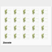 FRESH BAY LEAVES Biz ID Kleine Vierkante Stickers (Vel)