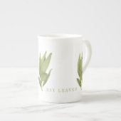 FRESH BAY LEAVES Bone China Mok (Voorkant rechts)