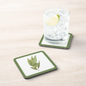 FRESH BAY LEAVES Hard Plastic Onderzetters - tekst (Rechterzijde)