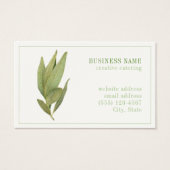 FRESH BAY LEAVES Oceana Visitekaartje (Voorkant)