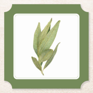 FRESH BAY LEAVES Ticket Paper Onderzetter - tekst 