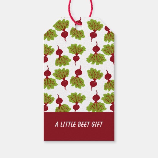 Fresh Beet Collectie Wit Cadeaulabel (Voorkant)