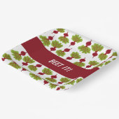 Fresh Beet Collectie Wit Papieren Bordje (Gebogen)