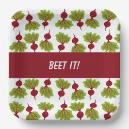 Fresh Beet Collectie Wit Papieren Bordje