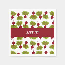 Fresh Beet Collectie Wit Servet