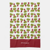 Fresh Beet Collectie Wit Theedoek (Verticaal)