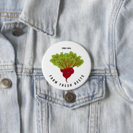 Fresh Beet Collection Ronde Button 7,6 Cm