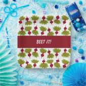 Fresh Beet Collection White Papieren Bordje (Feest)