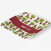Fresh Beet Collection White Papieren Bordje (Gebogen)