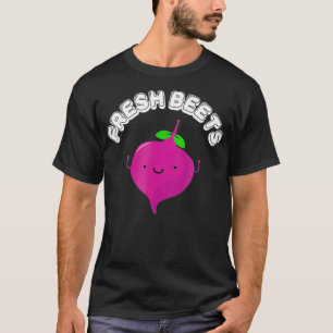 FRESH BEETS snijdt vegetarische elektronische muzi T-shirt