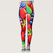 Fresh Berry Bounty Leggings (Voorkant)