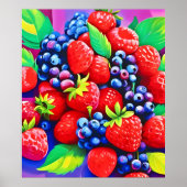 Fresh Berry Bounty Poster (Voorkant)