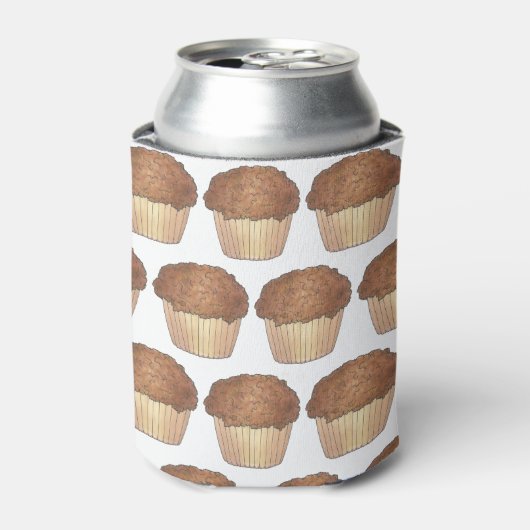 Fresh Bked Streusel Crumb Muffin Bake Sale Foodie Blikjeskoeler (Blikje Voorkant)