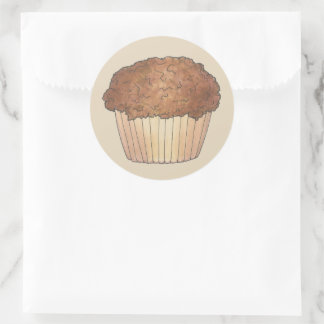 Fresh Bked Streusel Crumb Muffin Bake Sale Foodie Ronde Sticker