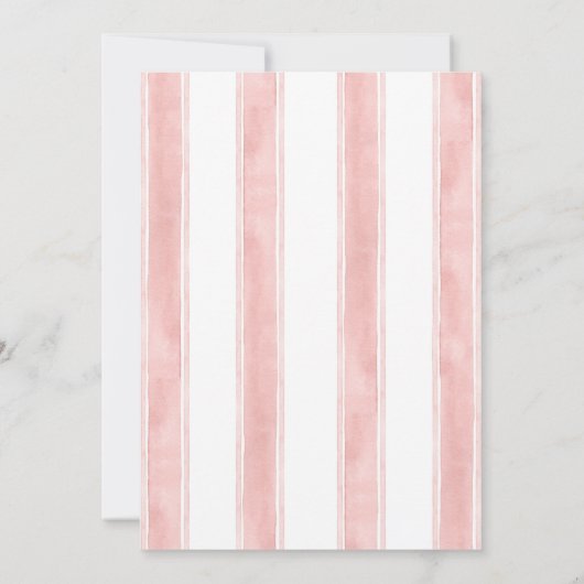 Fresh Blooms Bruids Douche Uitnodiging (Achterkant)