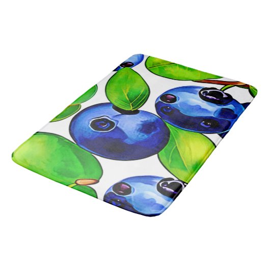 Fresh Blueberry Art Badmat (Gekanteld)