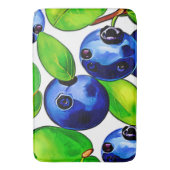 Fresh Blueberry Art Badmat (Voorkant Verticaal)