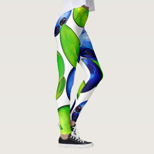 Fresh Blueberry Art Leggings (Rechts)