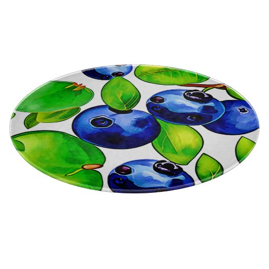 Fresh Blueberry Art Snijplank (Hoek)
