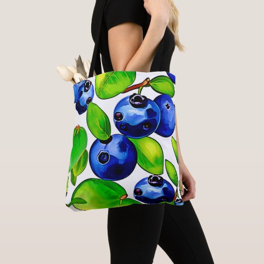 Fresh Blueberry Art Tote Bag (Dichtbij)